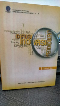 DIFUSI INOVASI PENDIDIKAN