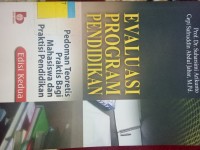 Image of EVALUASI PROGRAM PENDIDIKAN