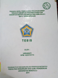 Image of PENGARUH MODEL PEMBELAJARAN PENCAPAIAN KONSEP TERHADAP KEMAMPUAN PEMAHAMAN KONSEP DAN KEMAMPUAN BERTANYA MATEMATIKA PADA SISWA KELAS X SMA N 1 MERIGI KEPAHIANG