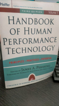 Image of HANDBOOK OF HUMAN PERFORMANCE TECHNOLOGY